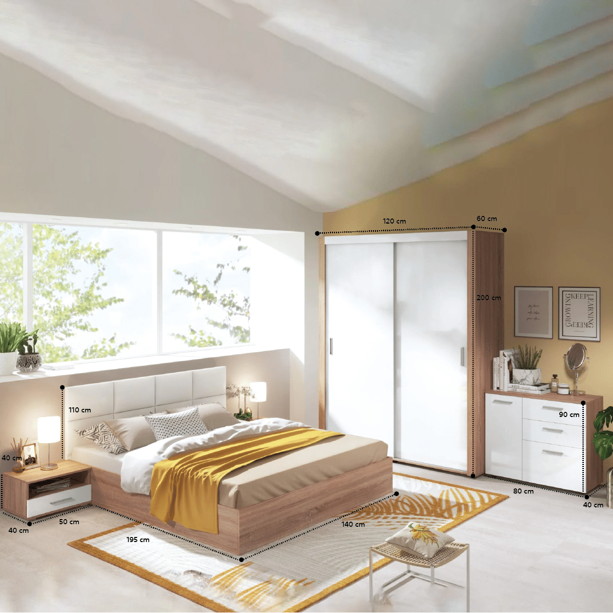 Bedroom BR030 - غرفة نوم