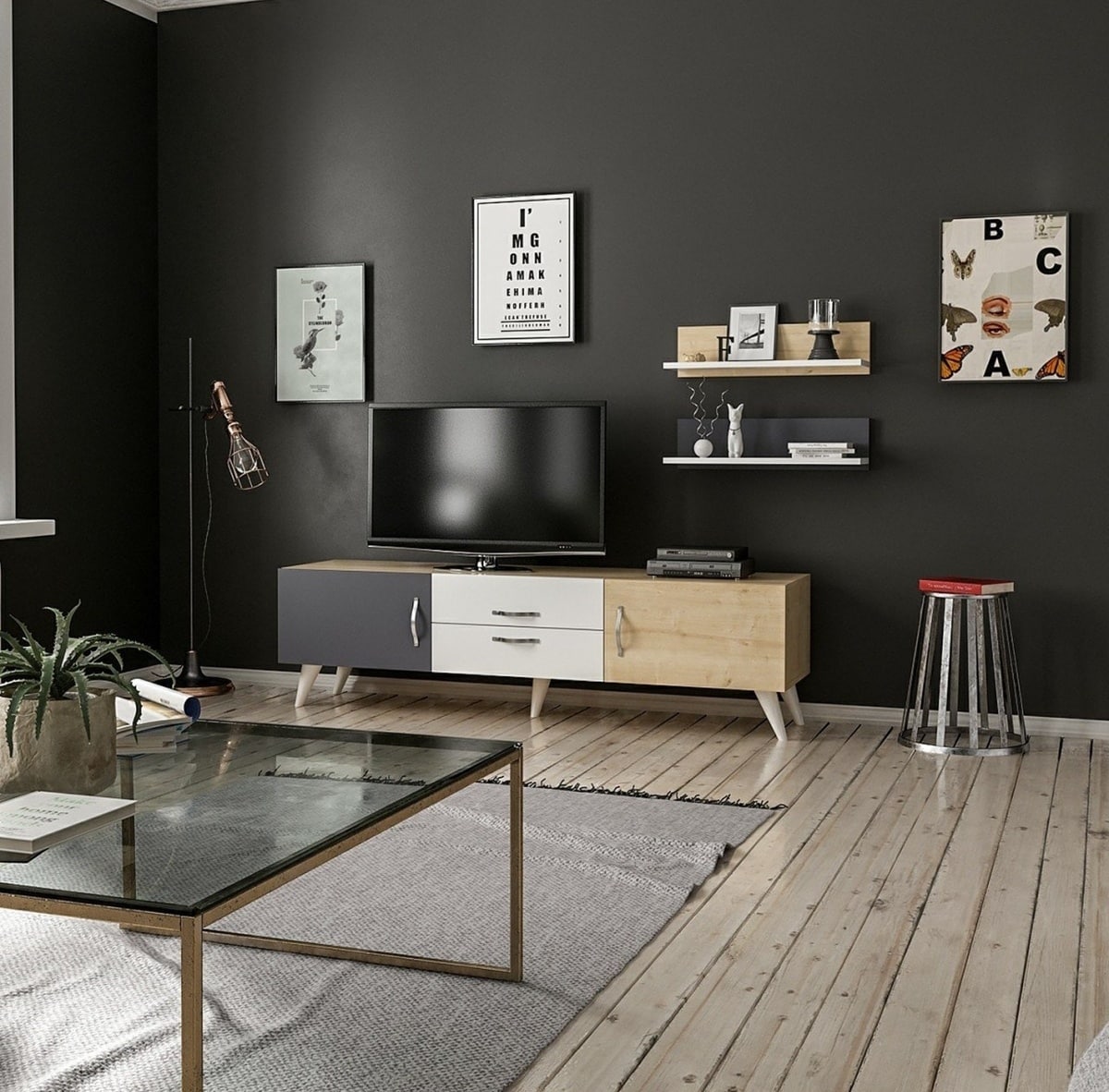 TV Unit TVU006 - وحدة تلفزيون