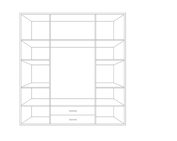 Wardrobe wd039 - دولاب